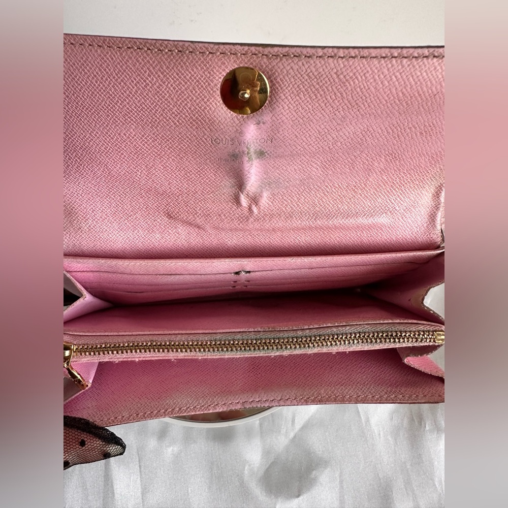 Louis Vuitton Murakami Multicolor Pink interior wallet on a chain - Picture 9 of 17